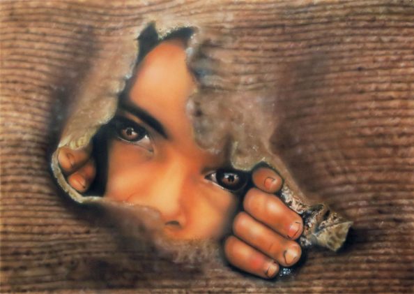 Hope Hope airbrush painting